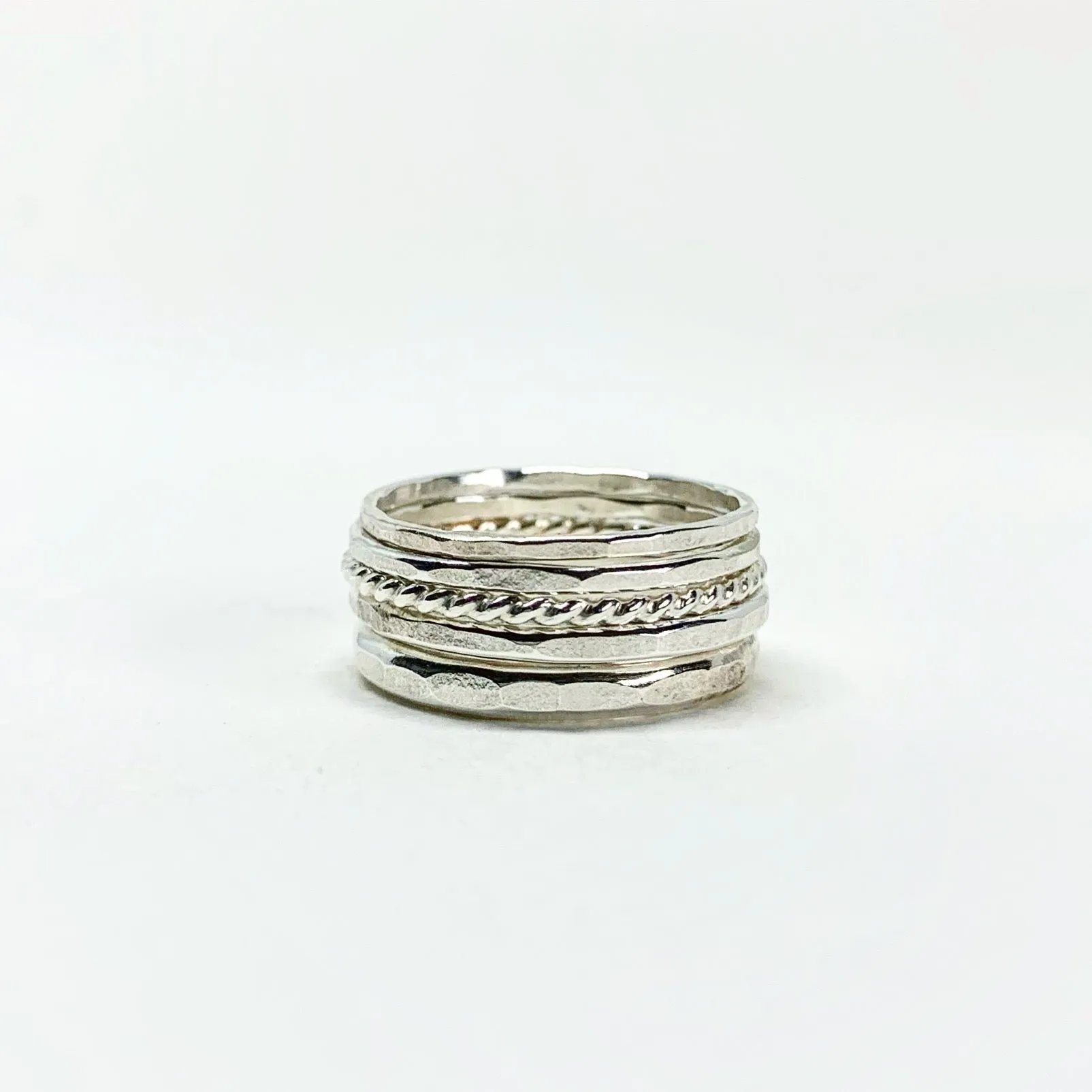 Bridal Stacking Ring Set by Jennifer Cervelli Jewelry
