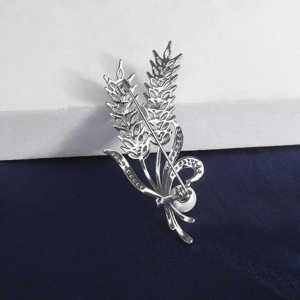 Brooch Pins for Women Fashion Jewelry Cubic Zirconia Brooches and Pins for Birthday Wedding Party Gift