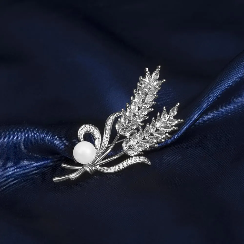 Brooch Pins for Women Fashion Jewelry Cubic Zirconia Brooches and Pins for Birthday Wedding Party Gift