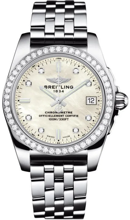 BRT Watch Galactic 36 SleekT Pearl Diamond