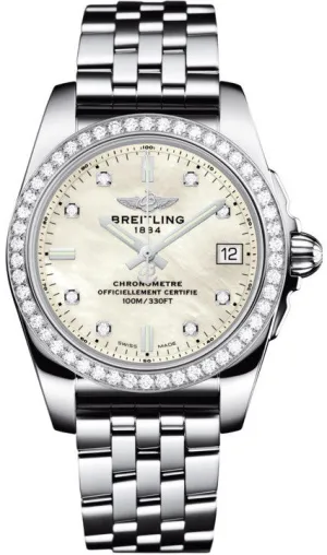 BRT Watch Galactic 36 SleekT Pearl Diamond