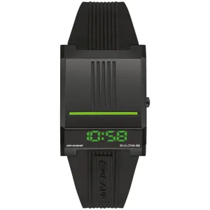 Bulova  Computron D-Cave Mens Stainless Steel
