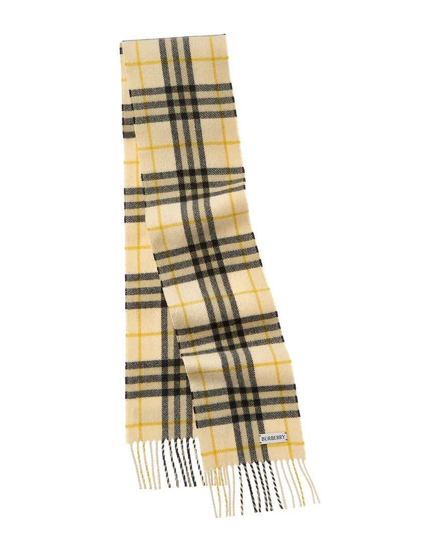 Burberry Check Cashmere Scarf