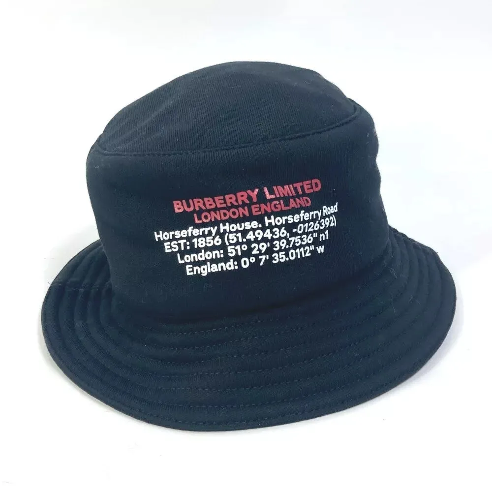 BURBERRY HORSEFERRY BOB HAT LOGO BUCKET HAT