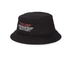 BURBERRY HORSEFERRY BOB HAT LOGO BUCKET HAT