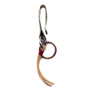 ButterScotch - Japanese Fish Hook Key Chain - Polished Nickel