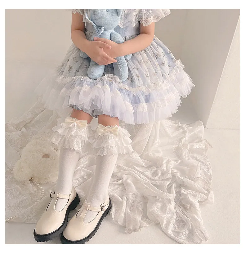 (BuyForMe) Mixiu~Child and Adults Princess Lolita Bow Socks