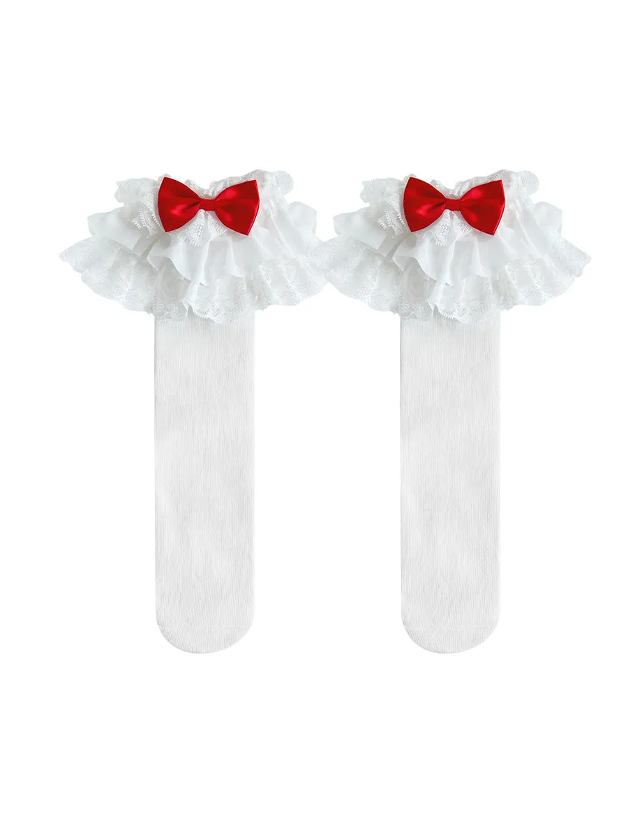 (BuyForMe) Mixiu~Child and Adults Princess Lolita Bow Socks