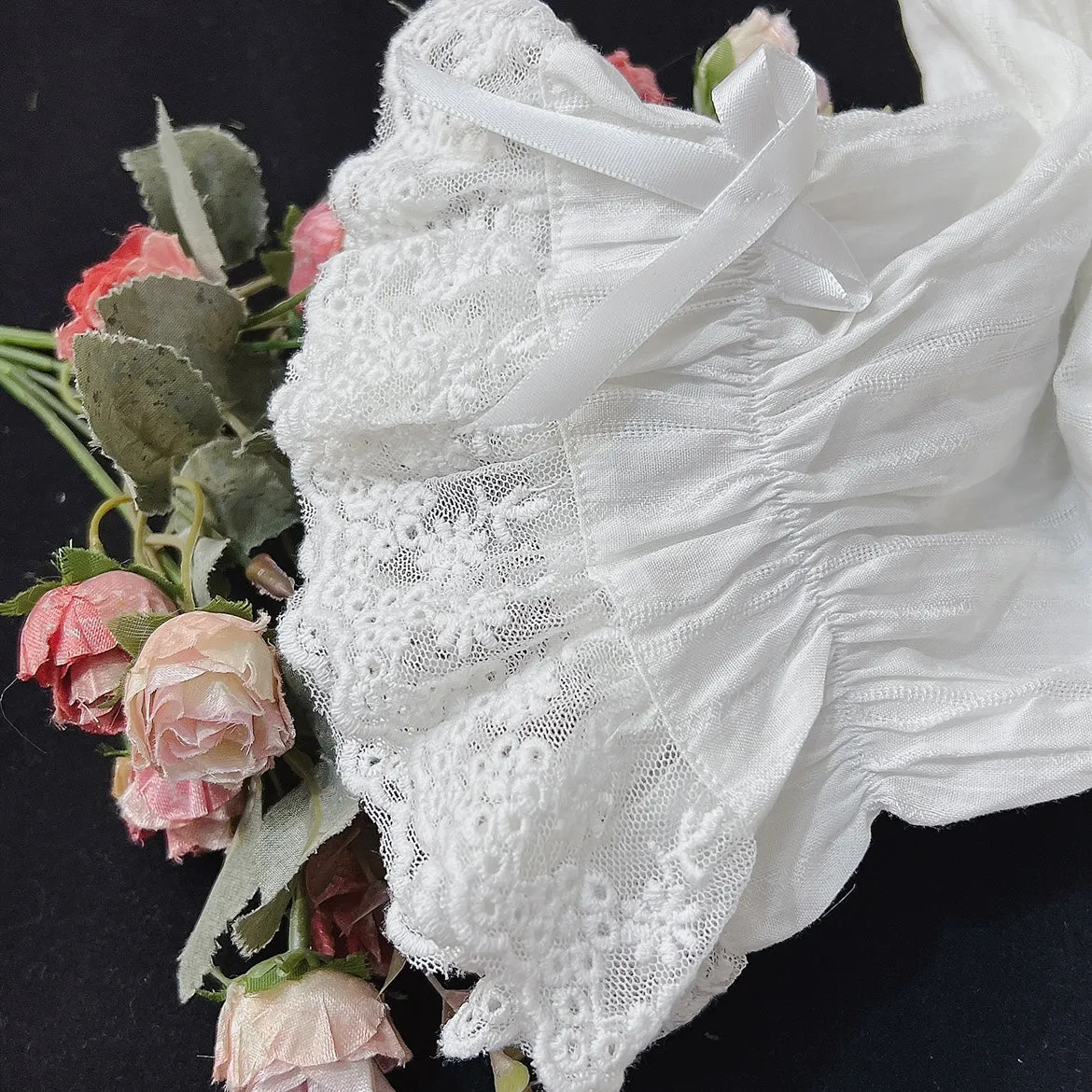 (BuyformeDMFS Lolita ~Summer Short Sleeve Cotton Lolita Blouse