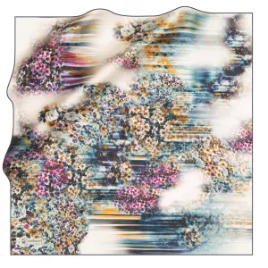 Cacharel Fleur Floral Silk Scarf No. 21