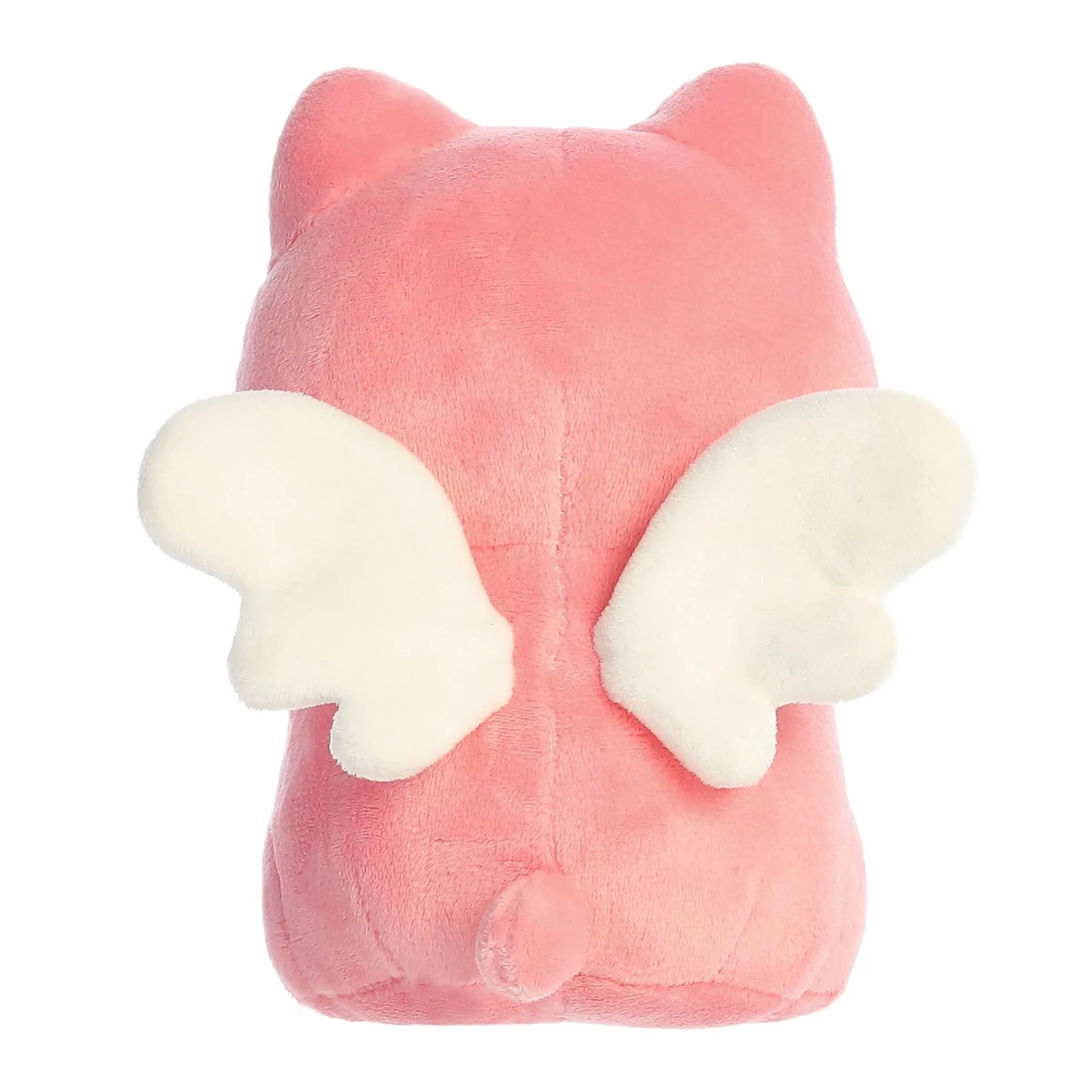 Candy Heart Sitting Dark Pink Meowchi Luv You Plush 7" Tasty Peach