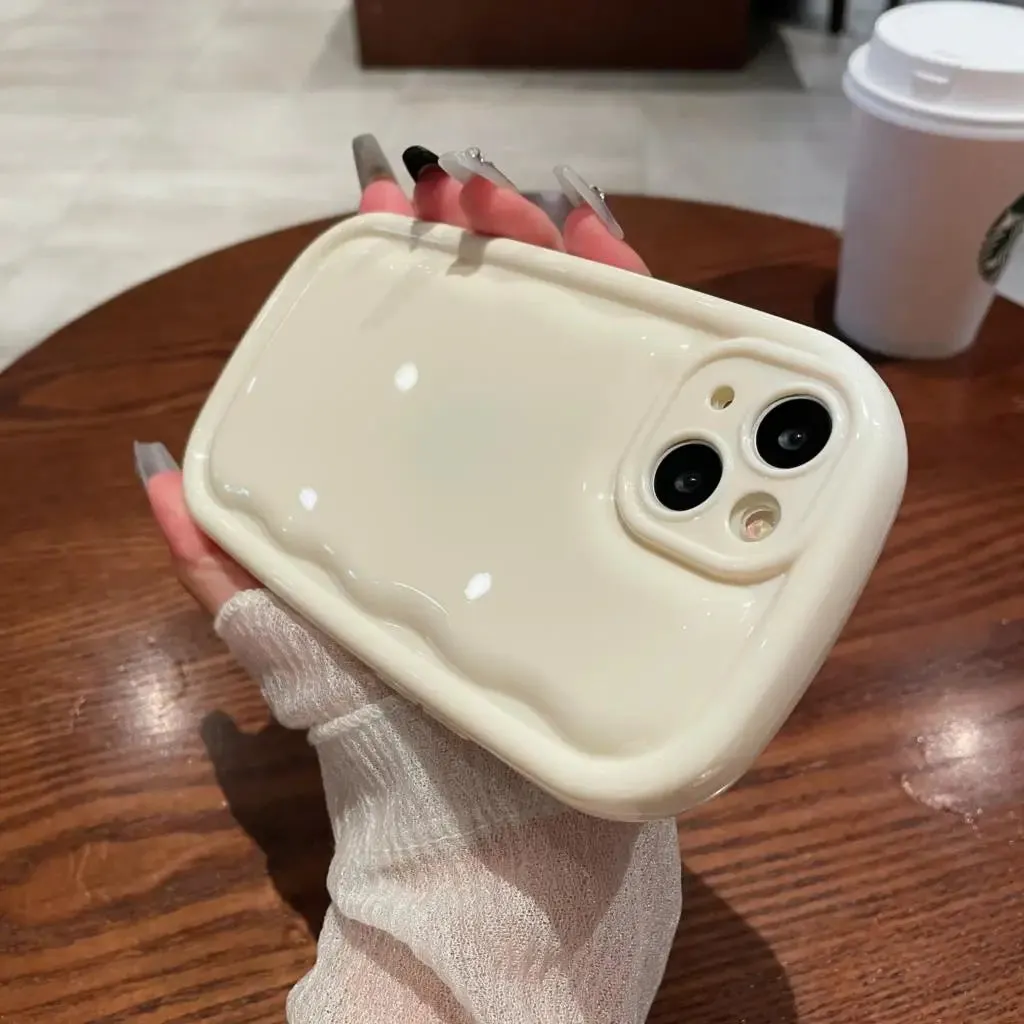 Candy phone case|Korean Cute Candy Color Oval Phone Case