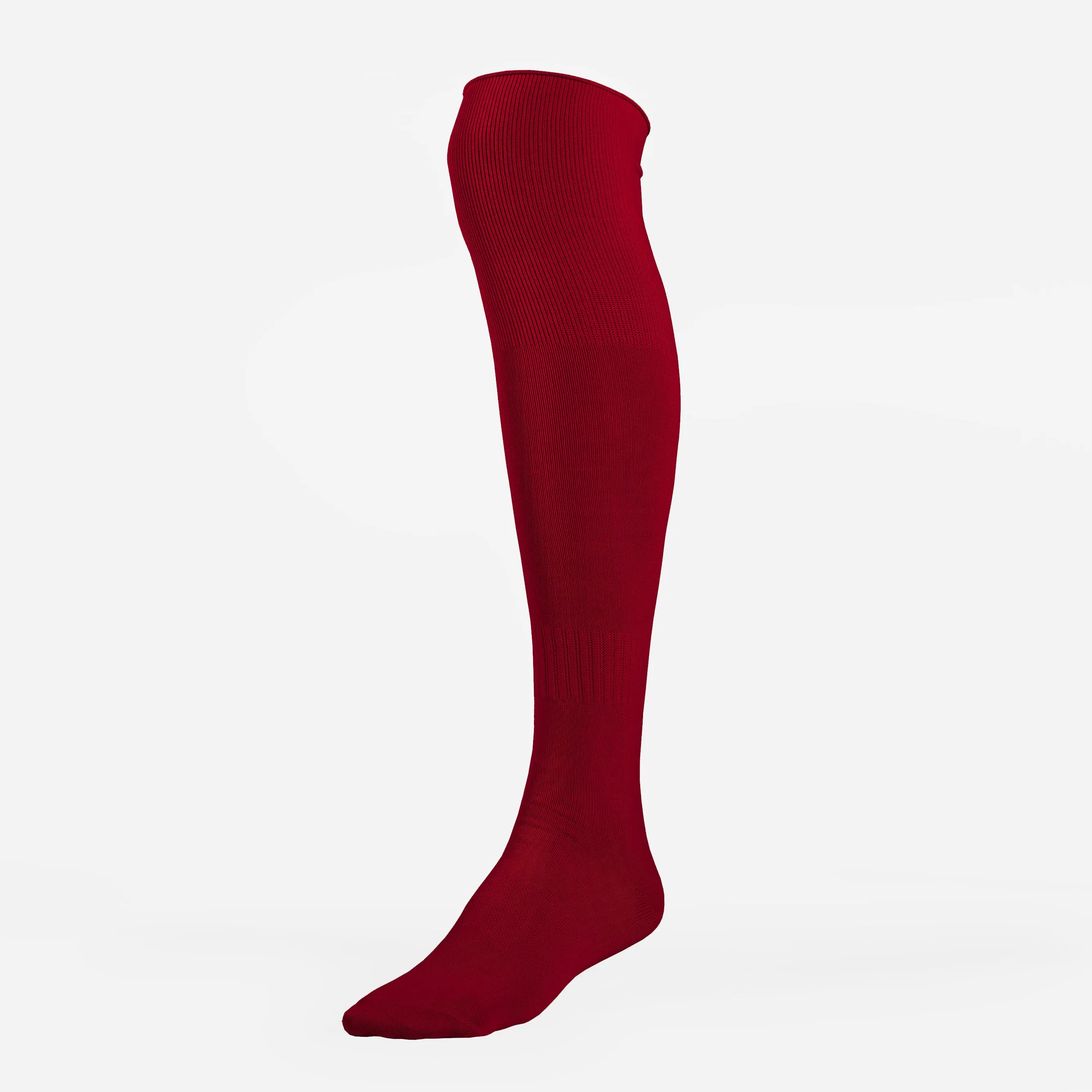 Cardinal Red Over The Knee Sport Socks
