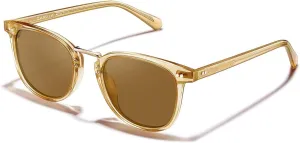CARFIA Small Face Acetate Polarized Sunglasses for Women UV Protection, Retro Trendy Eyewear Metal Bridge Brow Ladies Sunnies