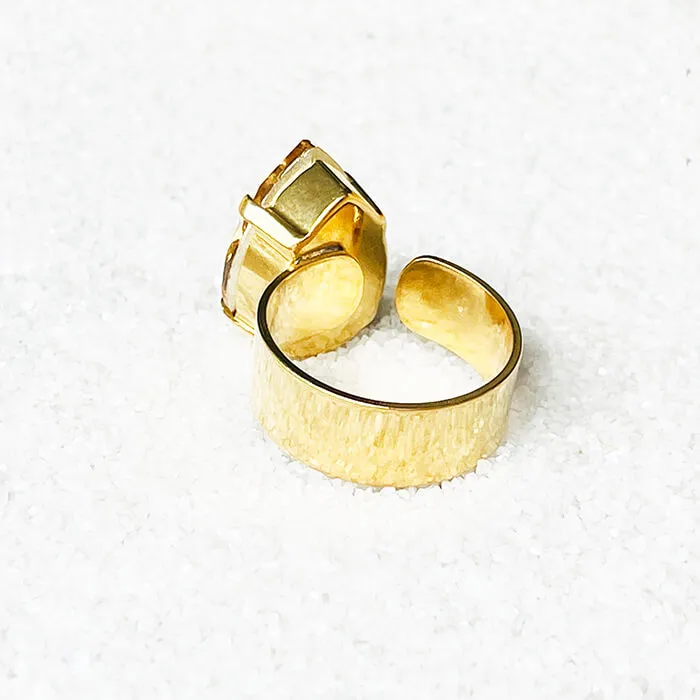 Carrie Gold Swarovski Ring