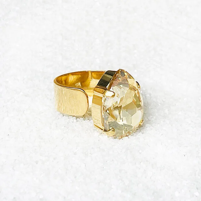 Carrie Gold Swarovski Ring