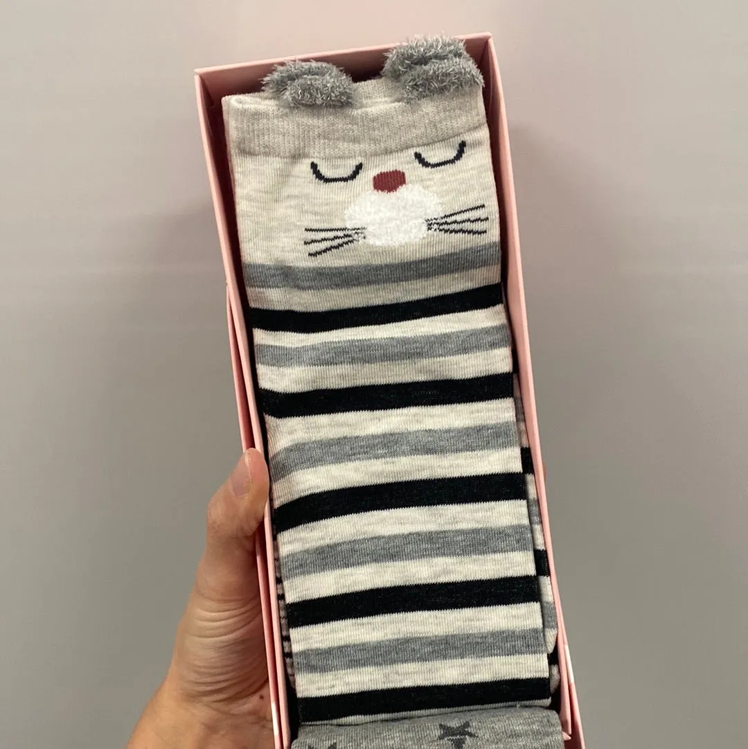 Cartoon Crew Socks S6