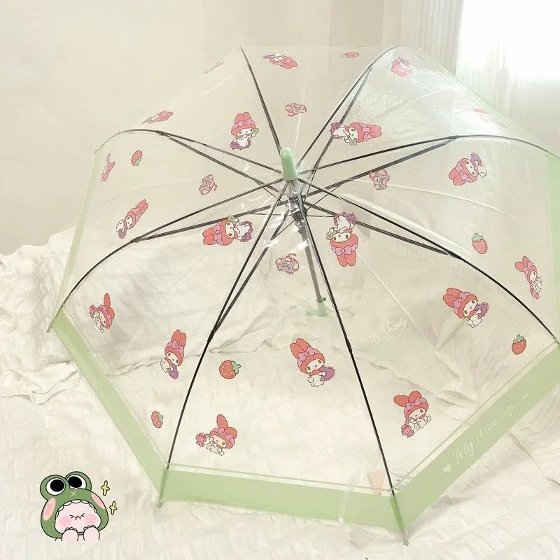 Cartoon Melo Transparent Matte Umbrella KI555