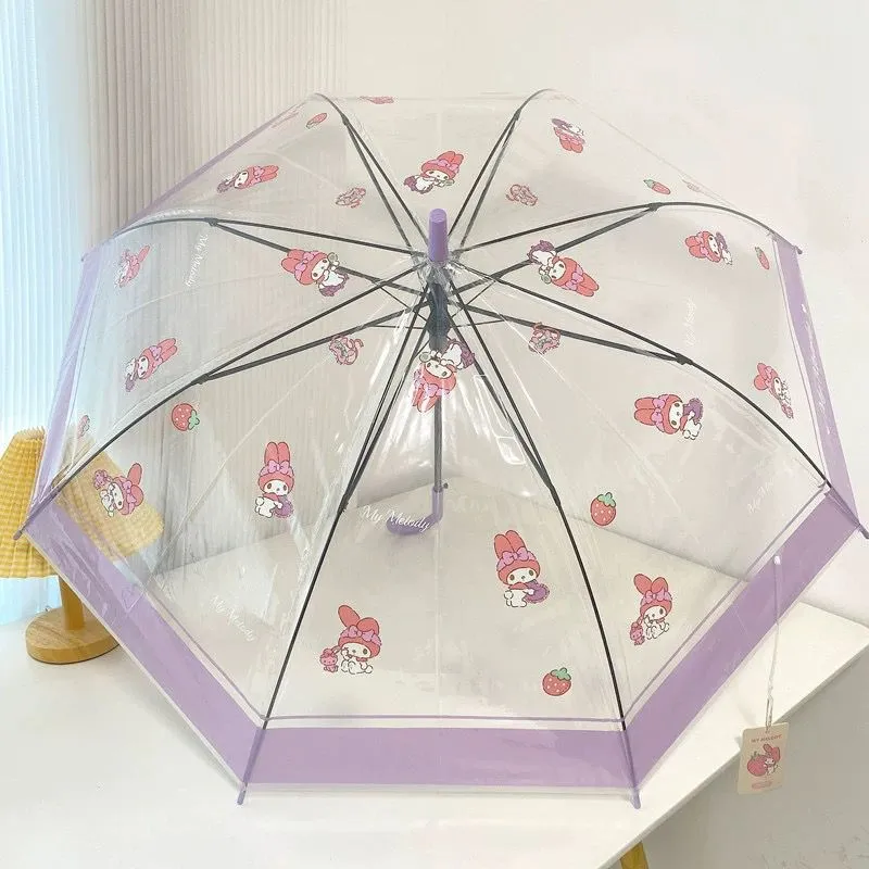 Cartoon Melo Transparent Matte Umbrella KI555