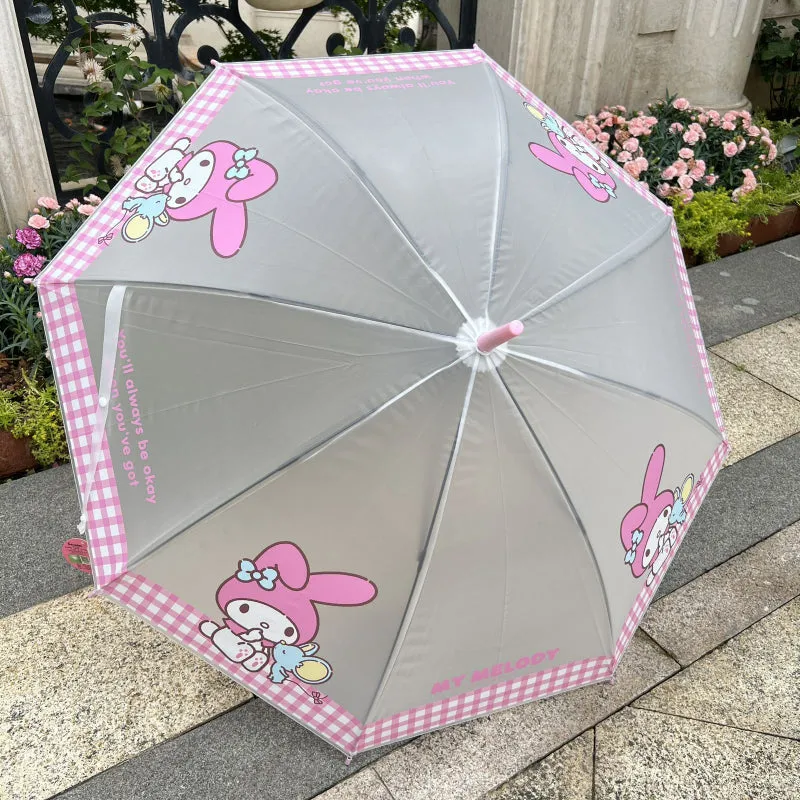 Cartoon Melo Transparent Matte Umbrella KI555