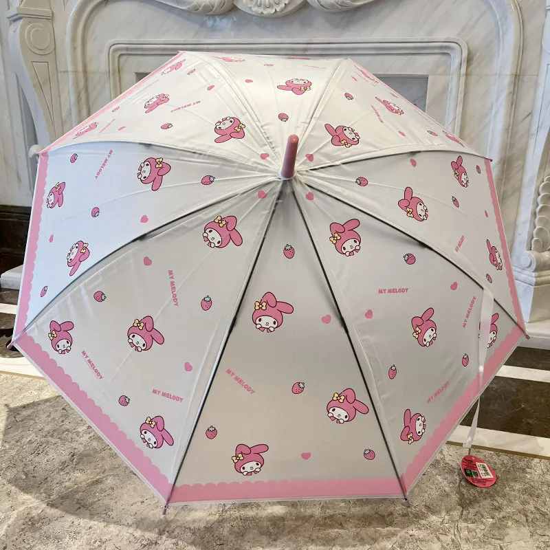 Cartoon Melo Transparent Matte Umbrella KI555