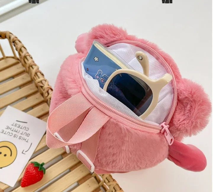 Cartoon Mini Plush Backpack