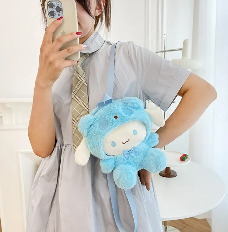 Cartoon Mini Plush Backpack