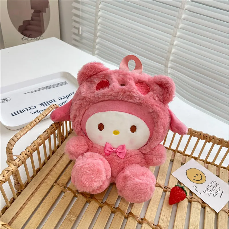 Cartoon Mini Plush Backpack