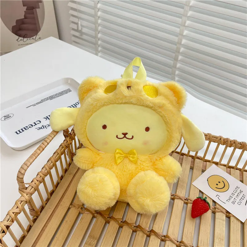 Cartoon Mini Plush Backpack