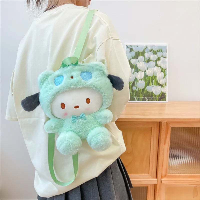 Cartoon Mini Plush Backpack