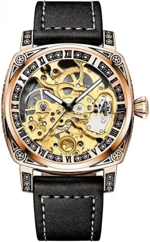 Carved Watches Fully Automatic Men Watches Hollowed Fashion Mechanical Watches Luxury Man Watch