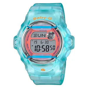 Casio Men's Gray Dial Blue Resin Band G-Shock Digital Japanese Quartz Watch - BG-169R-2CCR
