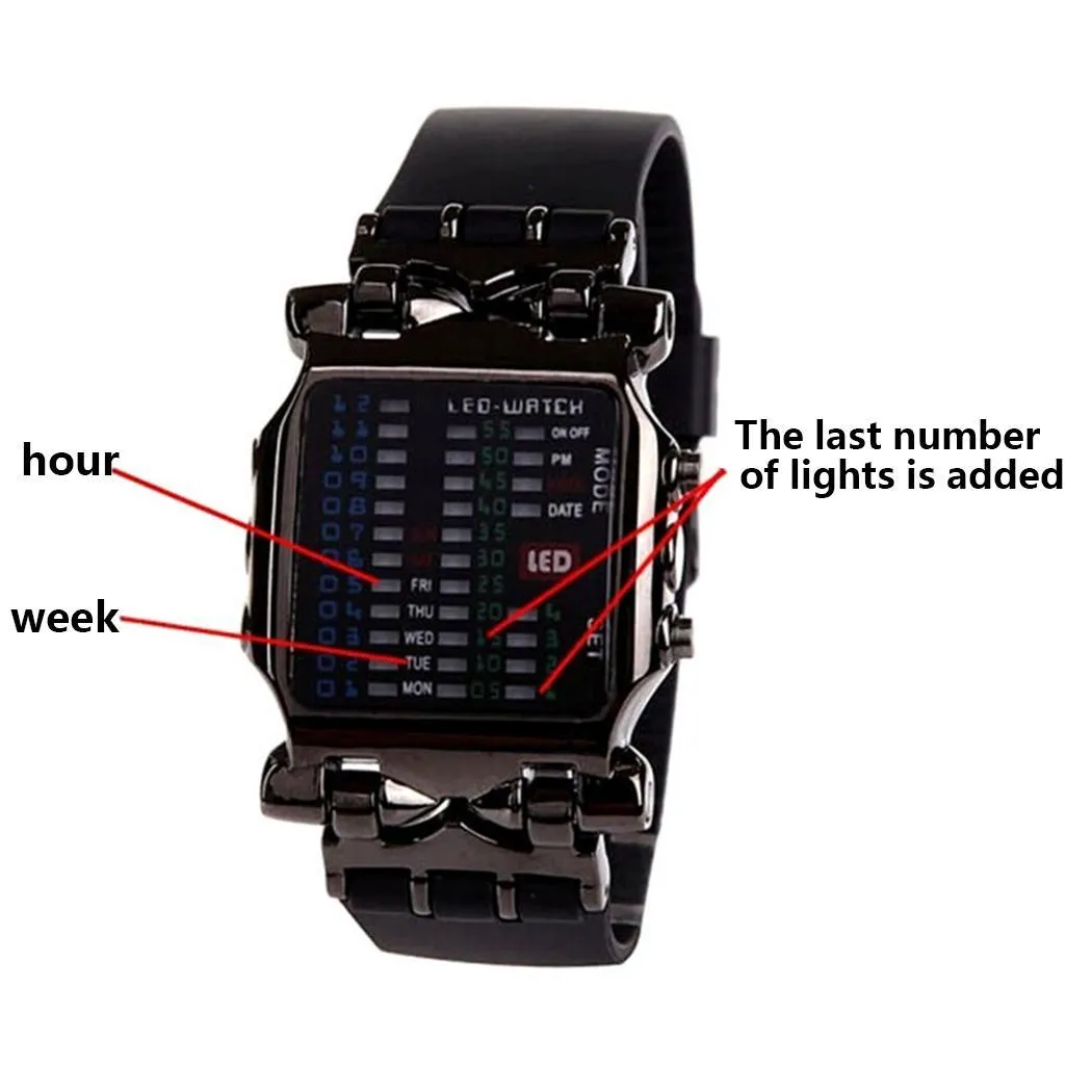 Casual Binary Read Wrist Watch 2019