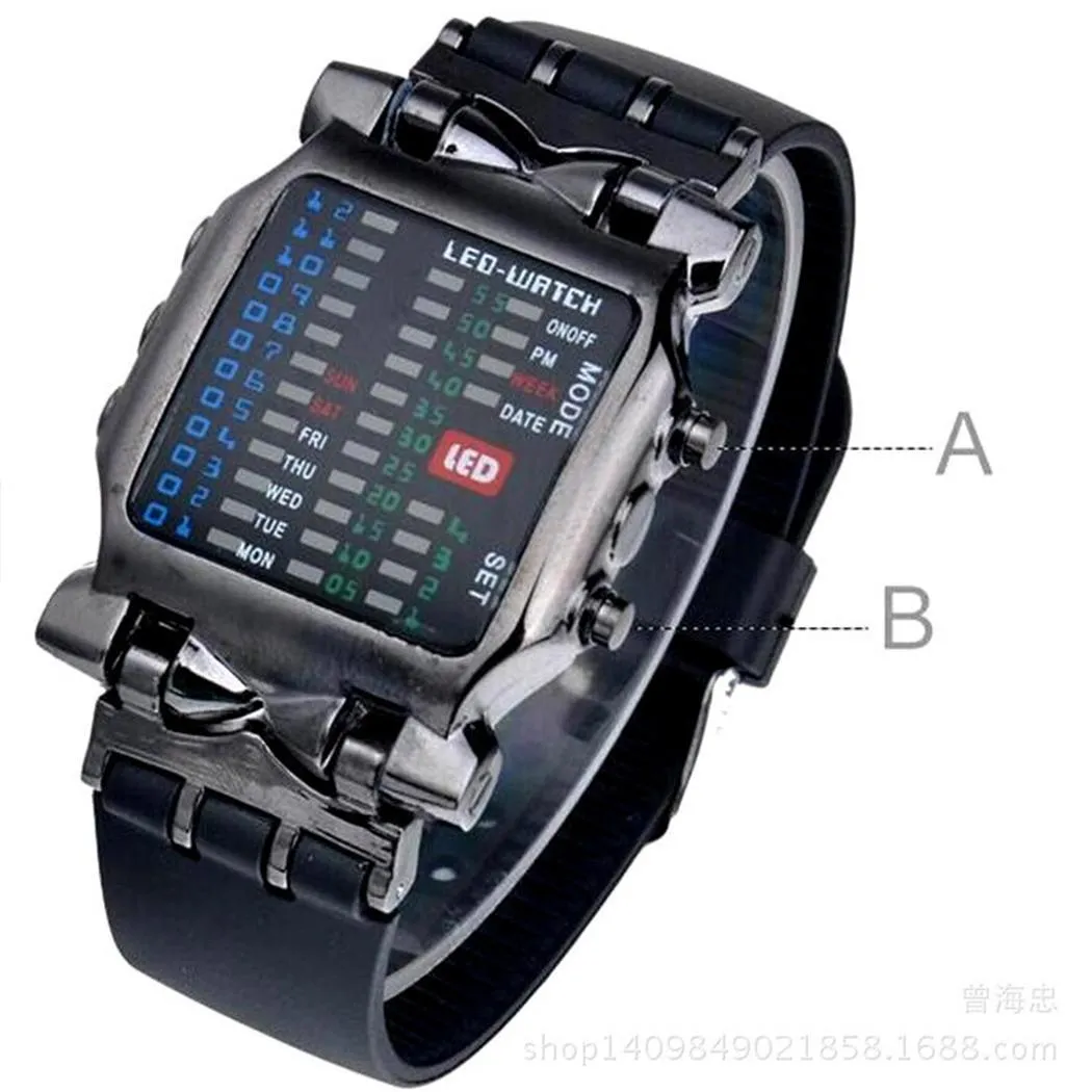Casual Binary Read Wrist Watch 2019