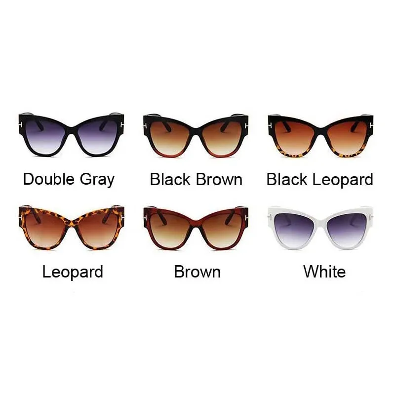 Cat Eye Retro Sunglasses Woman Fashion Vintage Style Oculos De Sol
