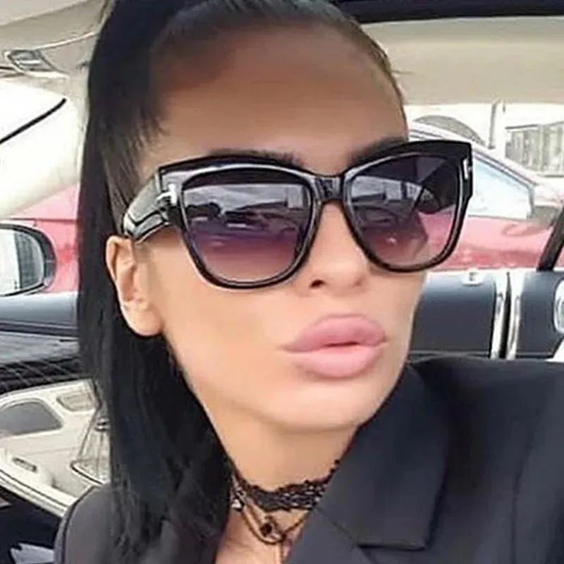 Cat Eye Retro Sunglasses Woman Fashion Vintage Style Oculos De Sol