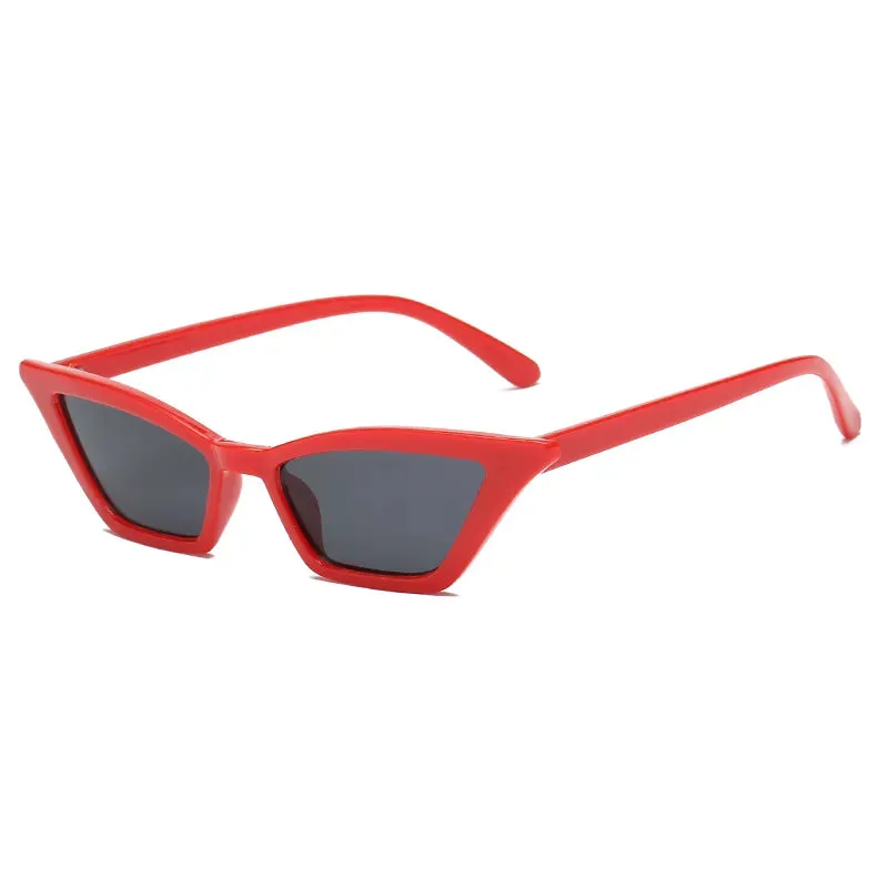 Cat Eye Sunglasses Men Women Vintage Brand Designer Sun Glasses Cycling Small Frames Shades Retro Ladies Cateye Sunglass UV400