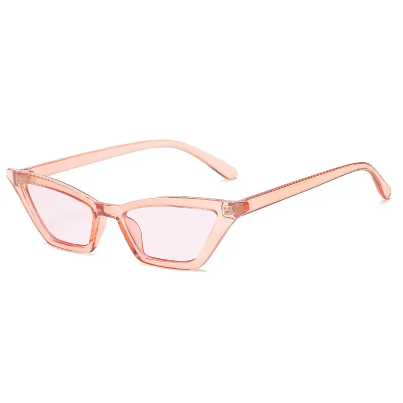 Cat Eye Sunglasses Men Women Vintage Brand Designer Sun Glasses Cycling Small Frames Shades Retro Ladies Cateye Sunglass UV400