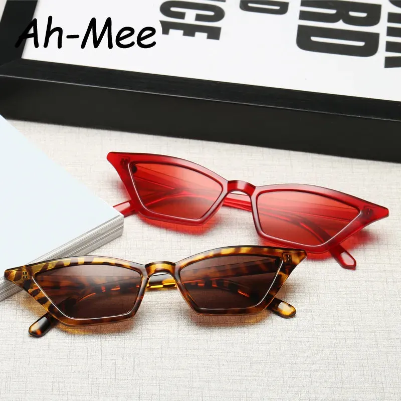 Cat Eye Sunglasses Men Women Vintage Brand Designer Sun Glasses Cycling Small Frames Shades Retro Ladies Cateye Sunglass UV400