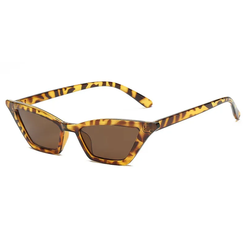 Cat Eye Sunglasses Men Women Vintage Brand Designer Sun Glasses Cycling Small Frames Shades Retro Ladies Cateye Sunglass UV400