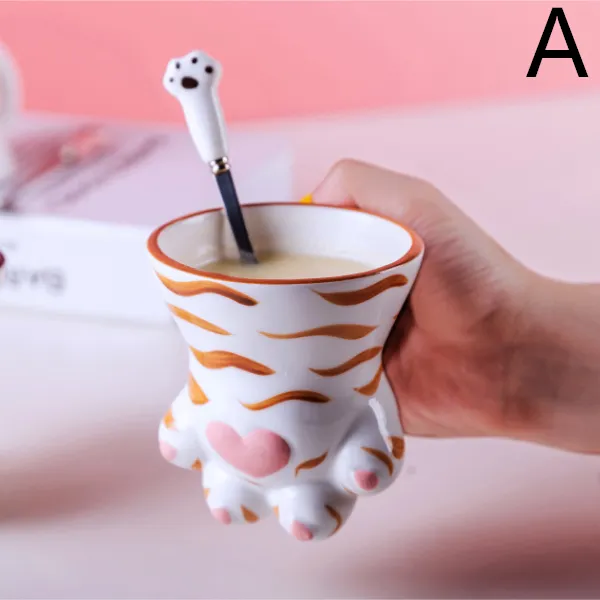 Cat Paw Spoon   Cup Set AD10553