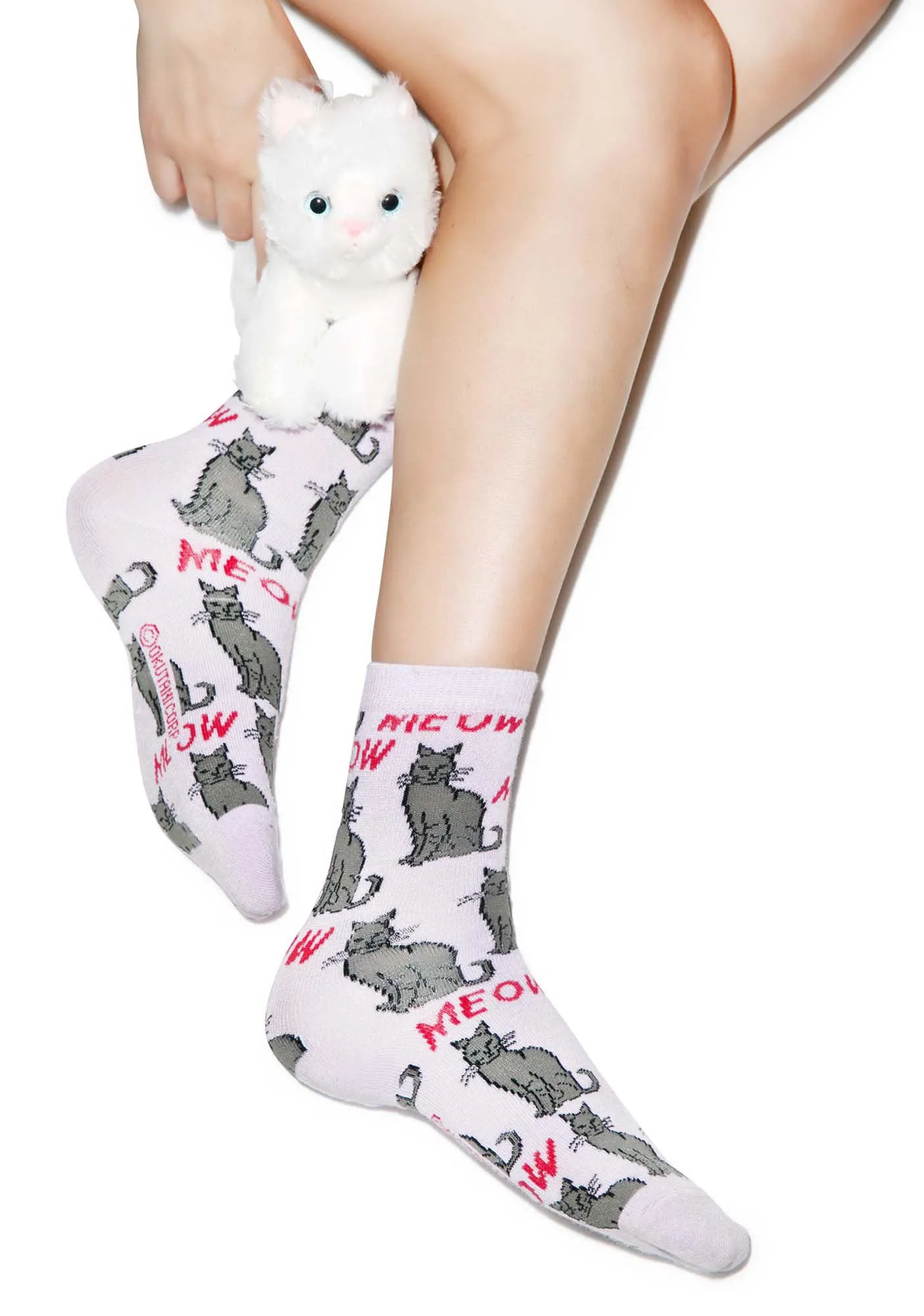 Cat's Meow Ankle Socks