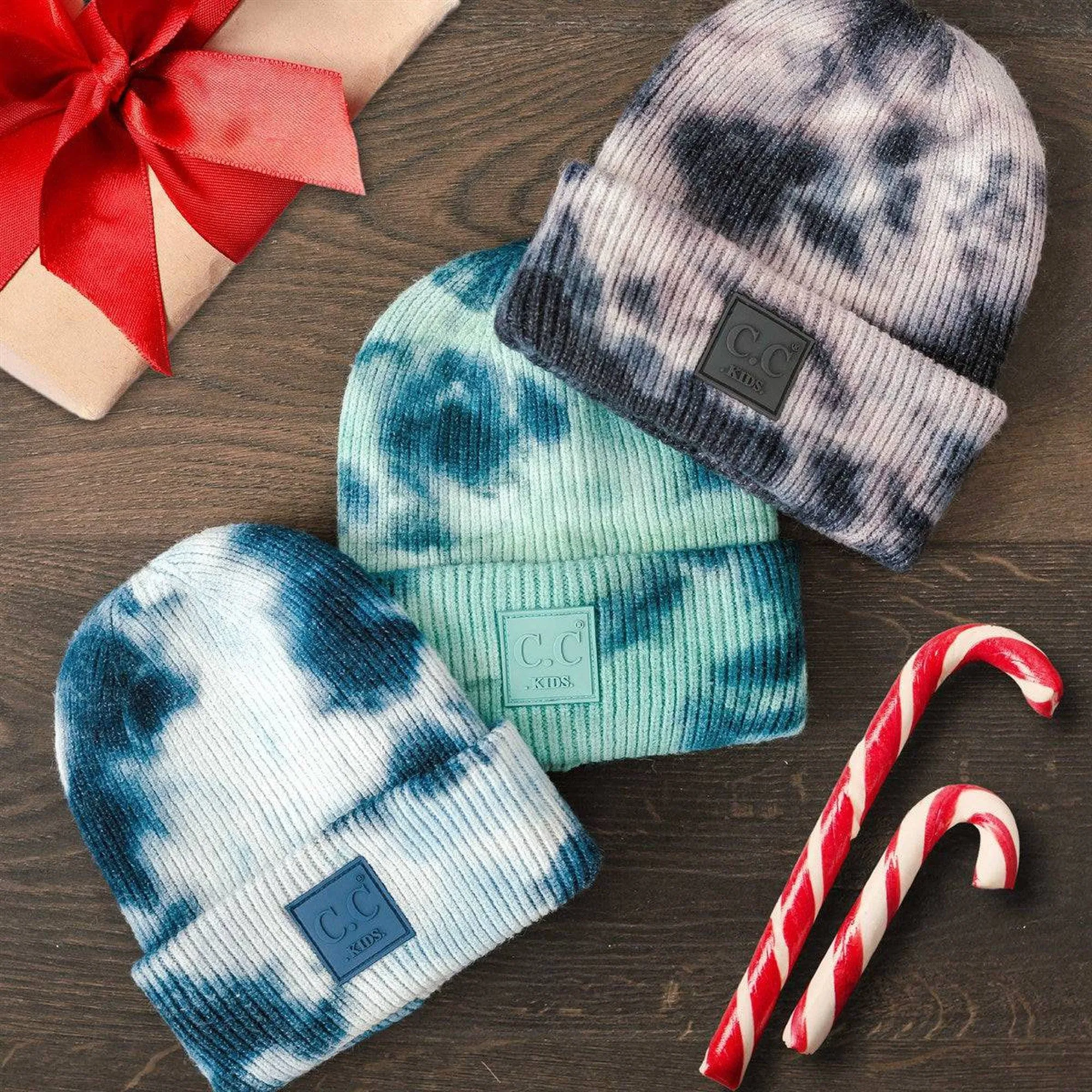 CC Brand Kid and Baby Tie Dye Beanies Hats