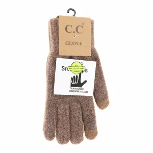 C.C Soft Knit Gloves(Cacao)