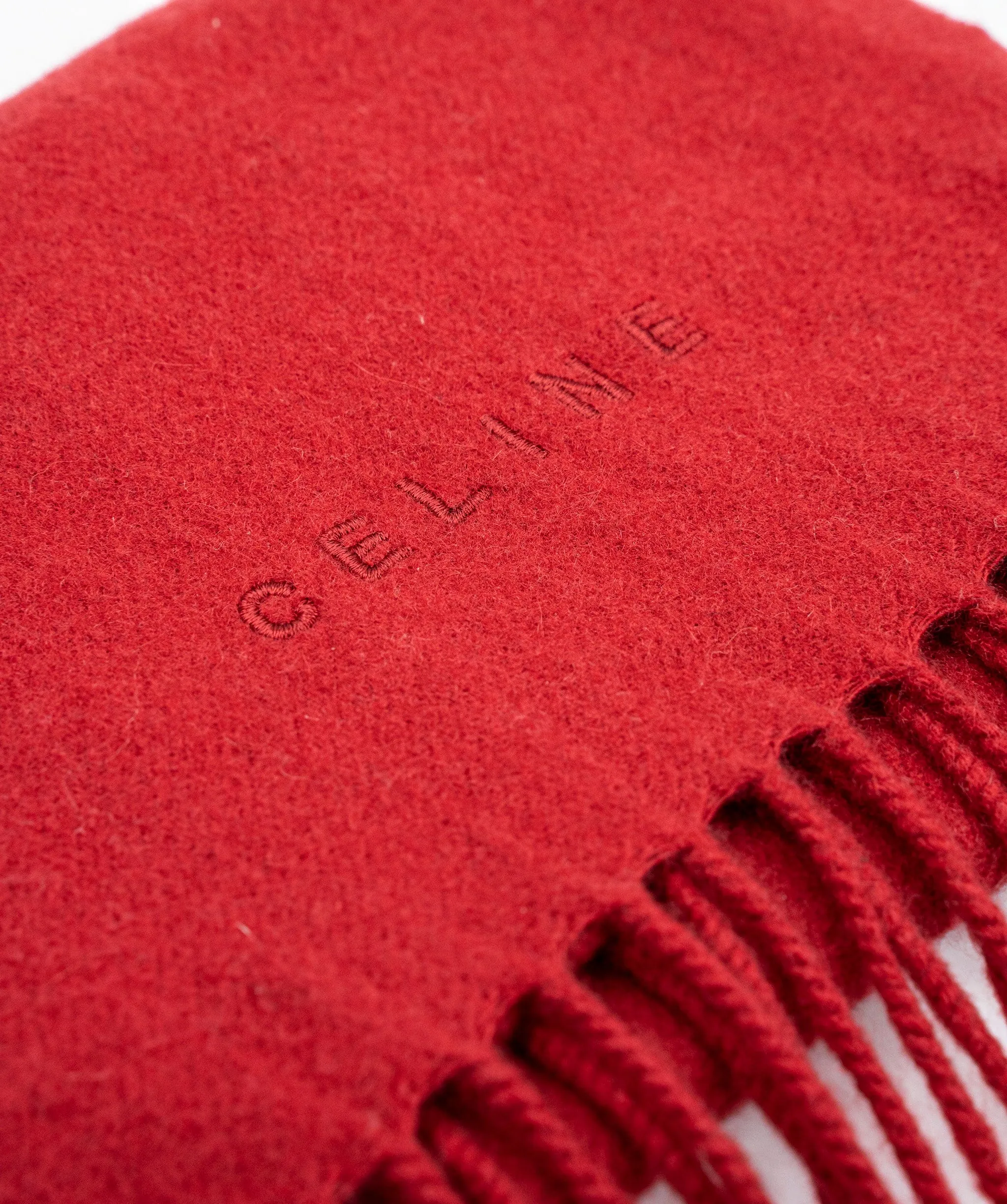 Celine Red Scarf ALC0149