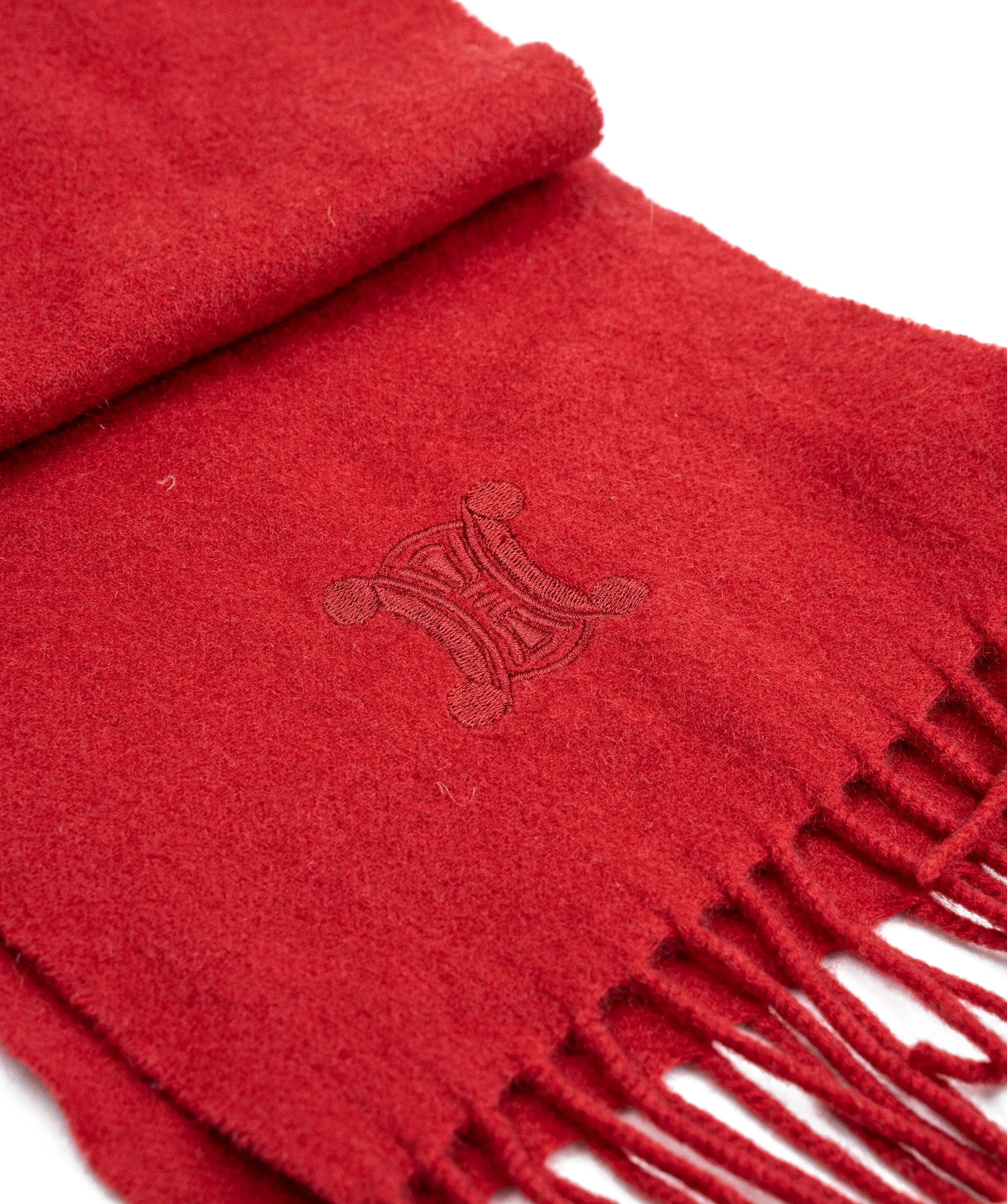 Celine Red Scarf ALC0149