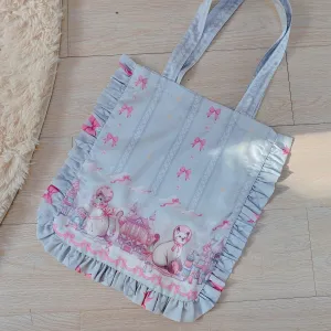 Ceriseville Kitties    Bag Kawaii Academia Y2K Cottagecore Coquette Fairycore Dollette Princesscore