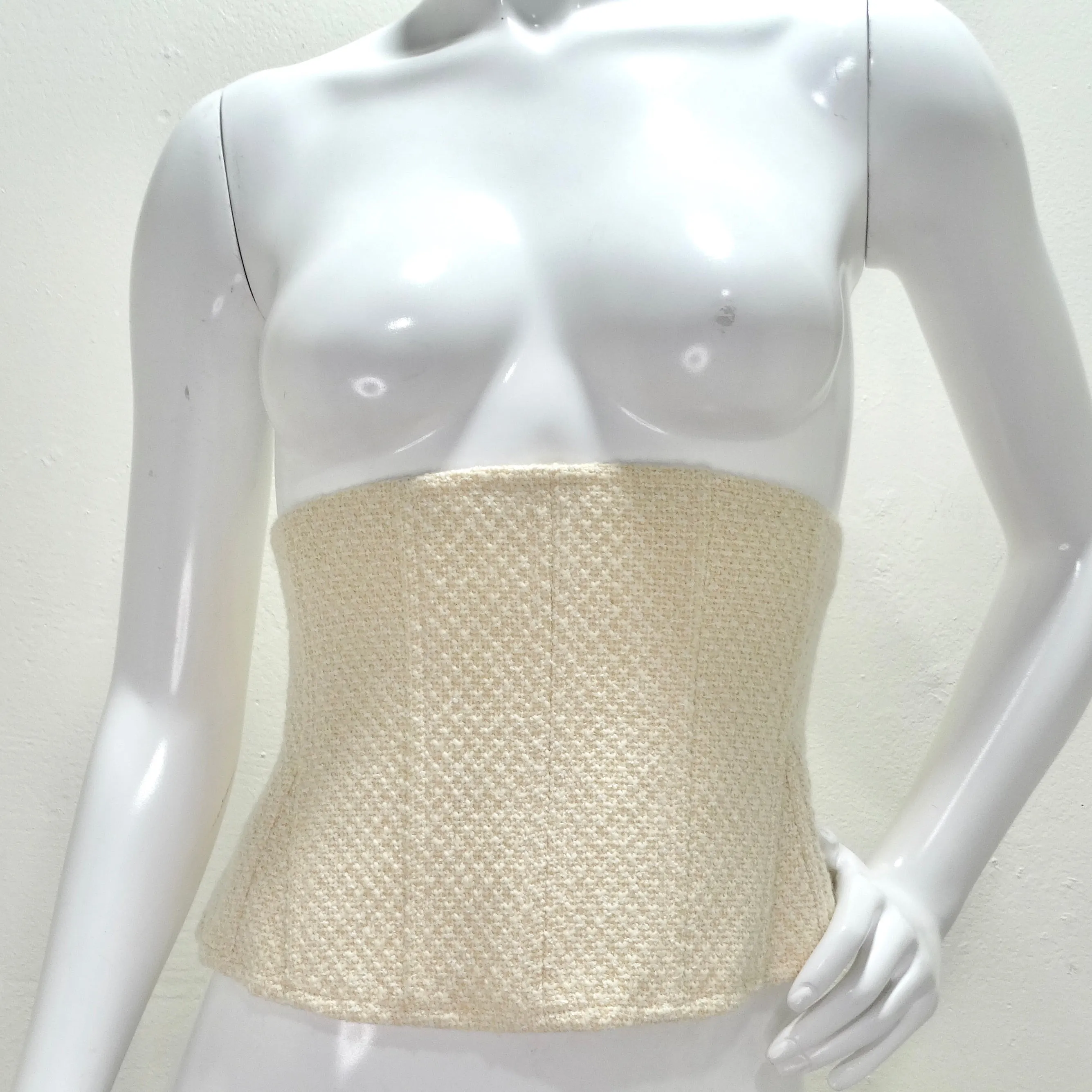 Chanel SS 1994 Tweed Corset Belt