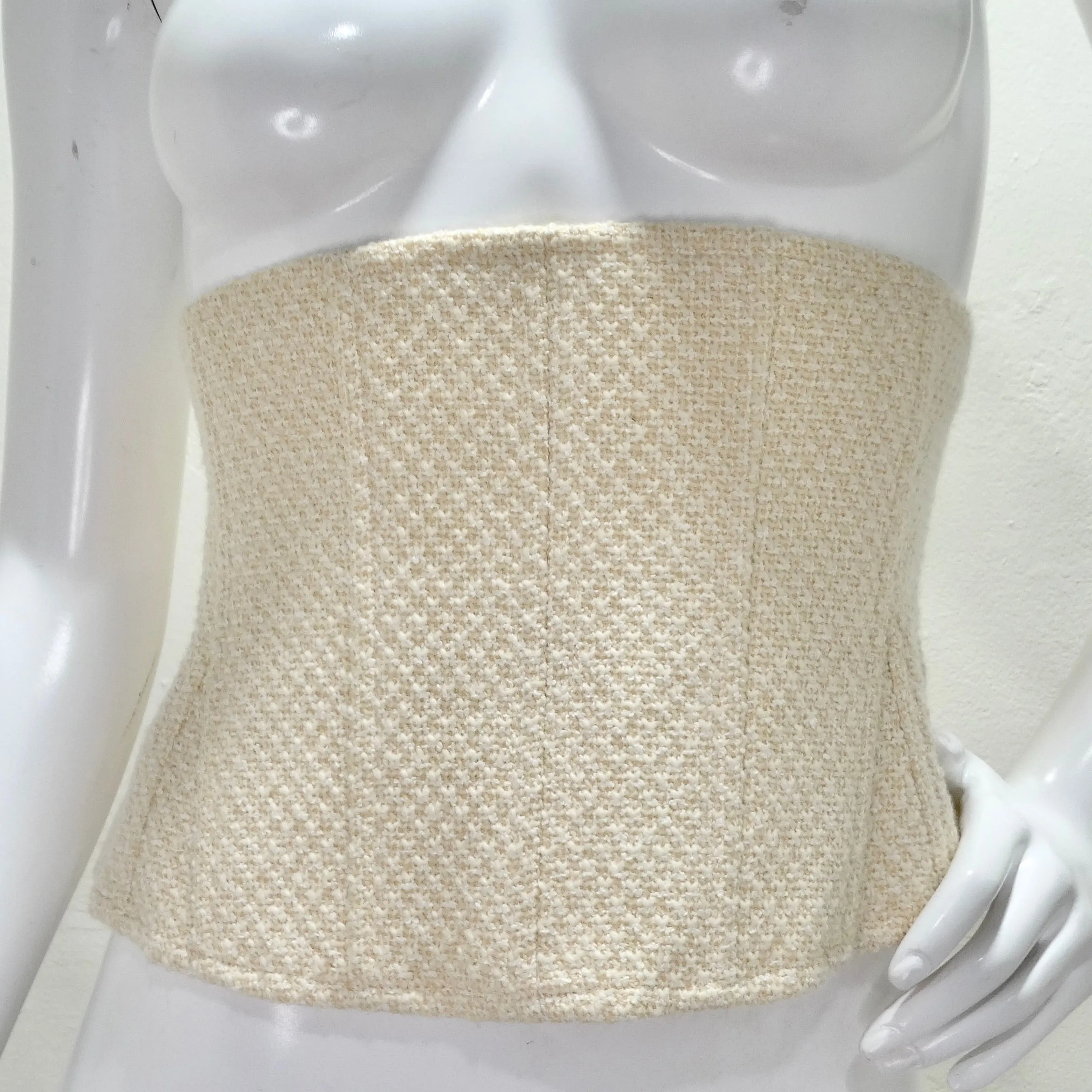 Chanel SS 1994 Tweed Corset Belt