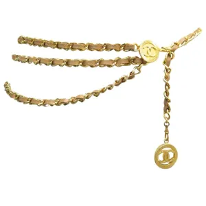 Chanel Vintage Coco Mark Chain Belt